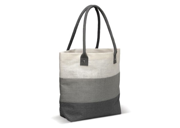 Beach bag jute 340g/m² - Grey