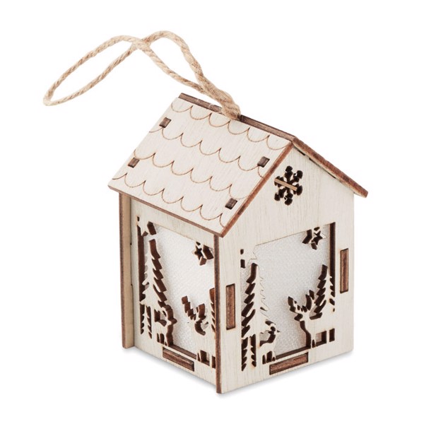 MDF house with light Ponia