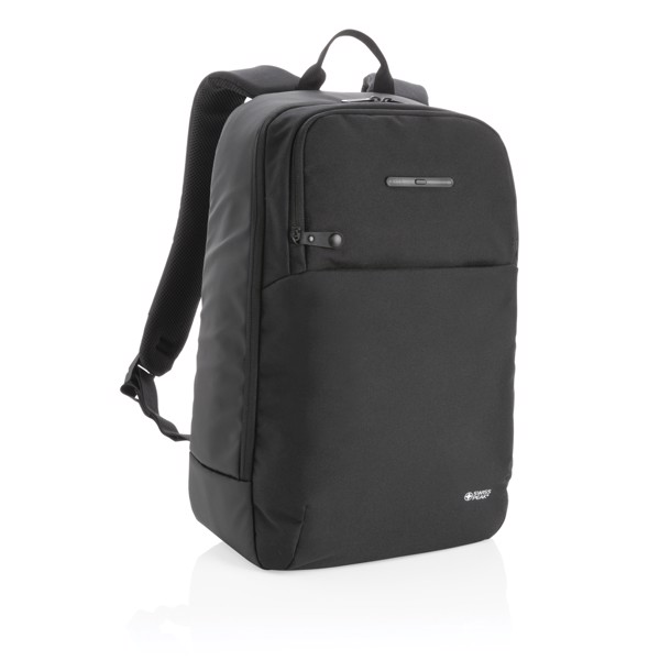 Swiss Peak laptop backpack with UV-C steriliser pocket