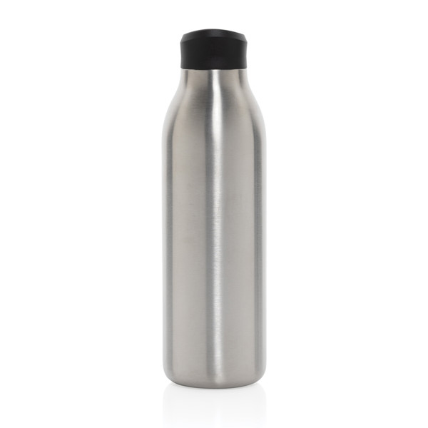 Bouteille d'eau 600ml en acier recyclé RCS Avira Alok - Argent