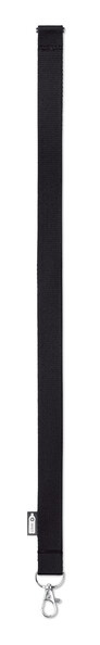 Lanyard em RPET Lany Rpet - Preto