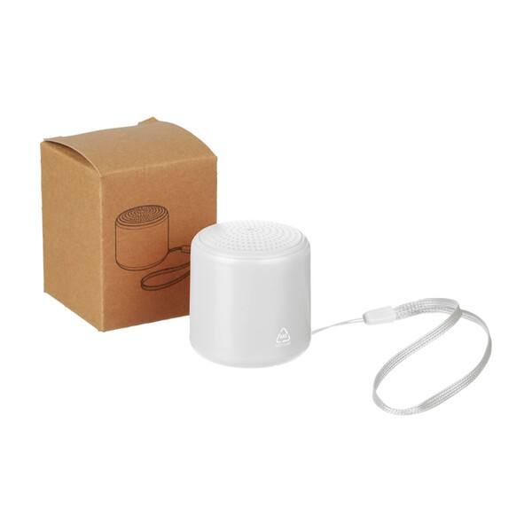 Bluetooth speaker Peblo | Recycled - white