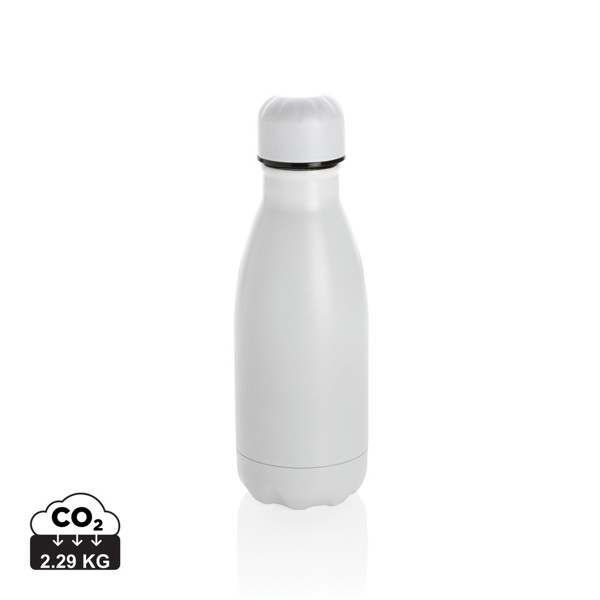 Celofarebná nerezová termo fľaša 260ml - Biela