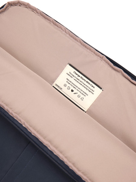 Housse ordinateur 15,6 pouces en nylon RCS KENTO URBAN - Bleu Marine