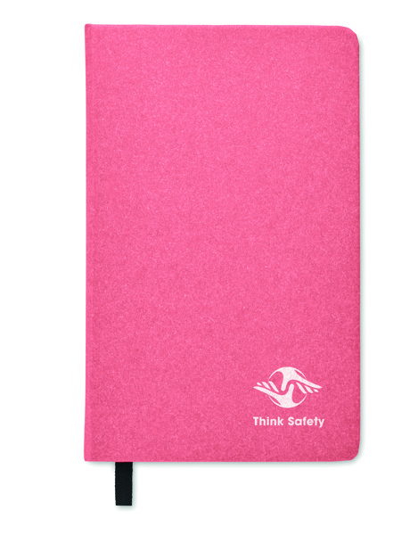 Notebook A5 in carta riciclata Grow - Rosso
