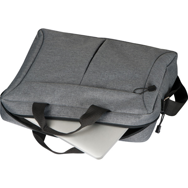 Grey laptop bag IWAN - Silvergrey