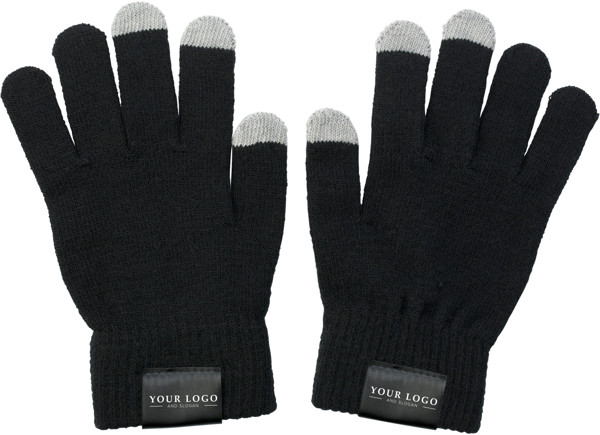 Gants munis de 3 embouts Elena - Black