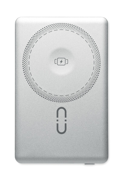 Magnetic powerbank 5000mAh 15W Core - Matt Silver