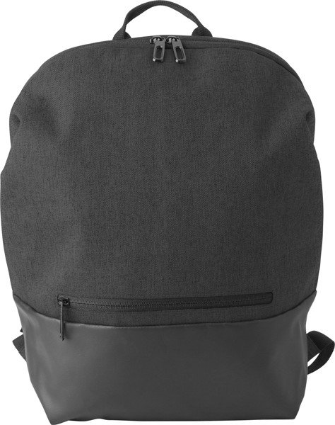 Mochila de poliéster (600D + 300D) Katia - Black