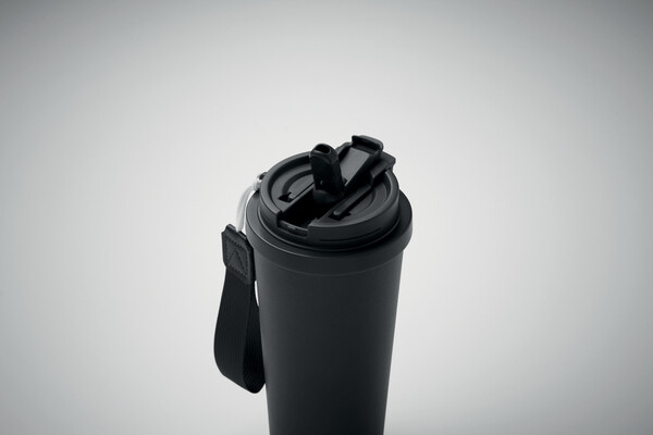 Double wall tumbler 500ml Topaz Large - Black