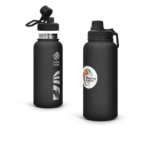 BOUTEILLE GOURDE 1 L ISOTHERME DOUBLE-PAROI FINITION SOFT TOUCH