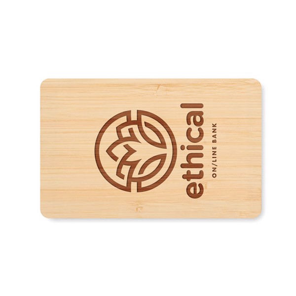 Carte RFID bambou Custos +