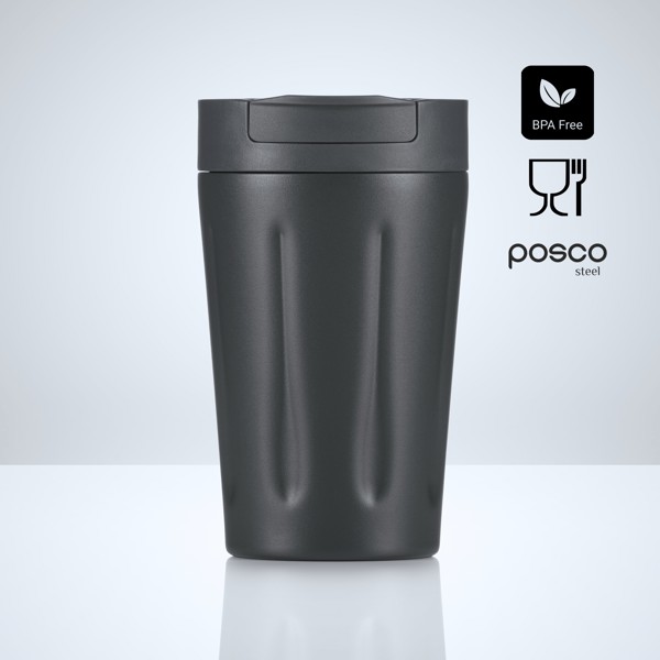 Scandic Coffee Mug 350ml, 18/8 Steel, Vacuum - Gray