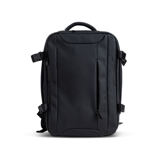 Mochila Para Portátil 15,6´´, Soft Pu, Ajustável - Preto