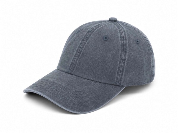 Cotton Twill Cap - Washed Black