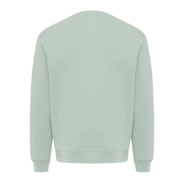 IQONIQ Toria Unisex mikina s okrúhl. výstrihom z rec. bavlny - Iceberg Green / XL