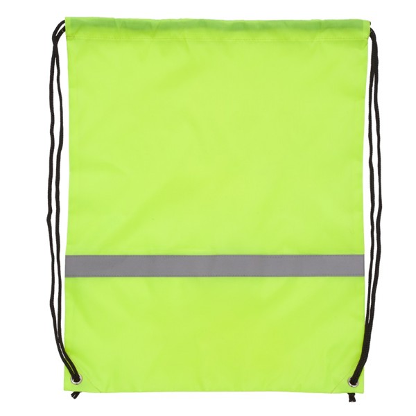 Promo backpack with reflective tape - Yellow