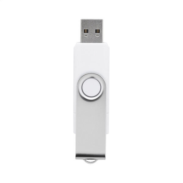 Rabs Otg Usb Memória TwistDrive Plus - Fehér / 8 GB