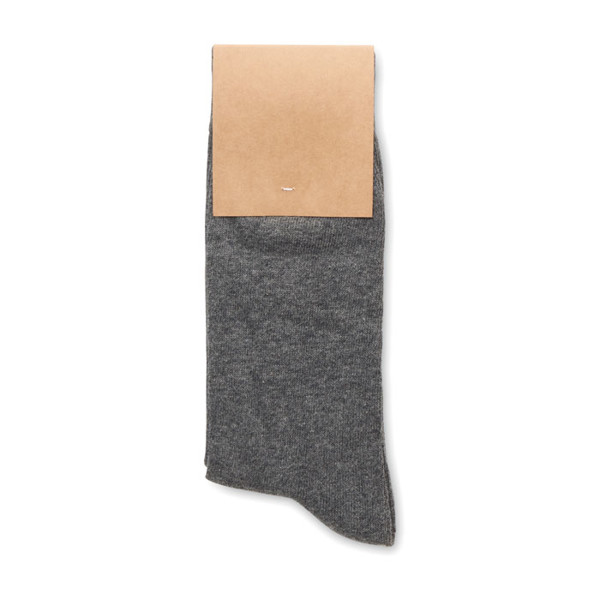 Chaussettes L et boîte cadeau Tada L - Gris Pierre