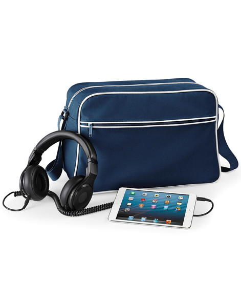 Retro Shoulder Bag - Black / White / ONE SIZE