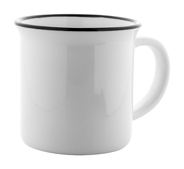 Vintage Sublimation Mug Woodstock Subo - Black / White