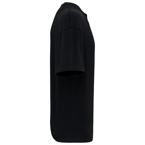 Men's Washed Effect Oversized T-Shirt - Washed Black / S