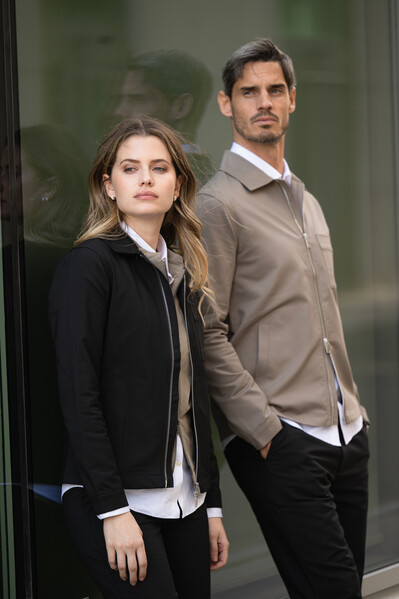 Modern Zip Overshirt Walnut XS