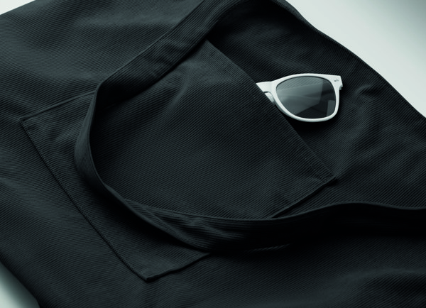 Einkaufstasche Kord-Polyester Cordy G - Schwarz