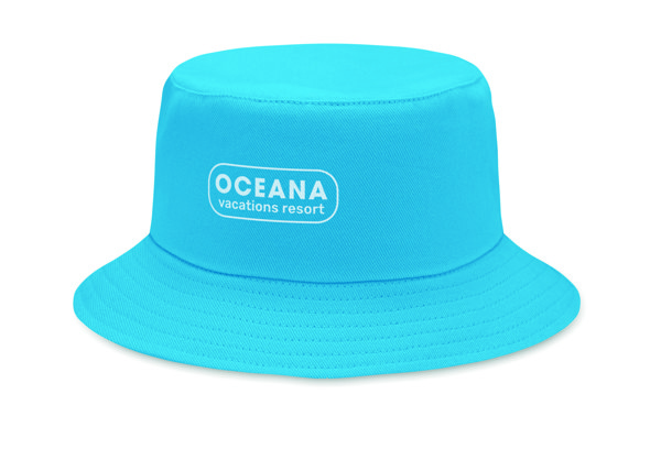 Cappello pescatore in cotone Monti - Turchese