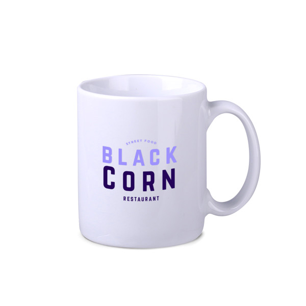 Tomek porcelain mug, 95mm height, 82mm dia