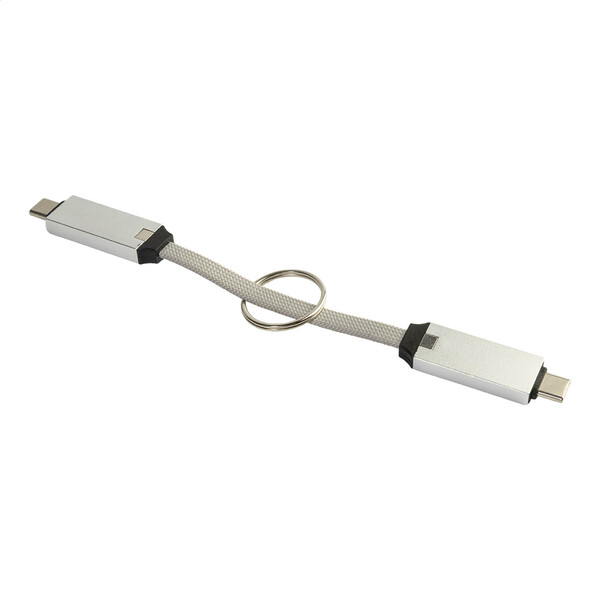 Keyring 60W Usb-C Cable Keycab - Silver