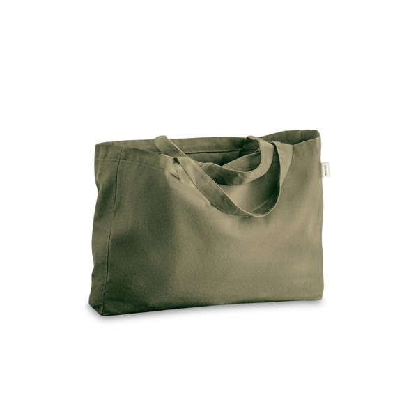 CAMDEN. Taška z bavlny (50 %), recyklovanej bavlny (30%) a polyester (20% rPET) (280 g/m²) - Tmavozelená