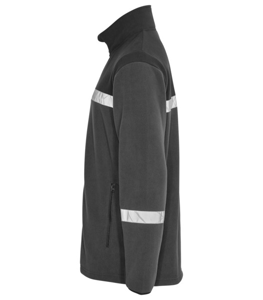 7300 FULL ZIP FLEECE PGL Grey/Black XXL
