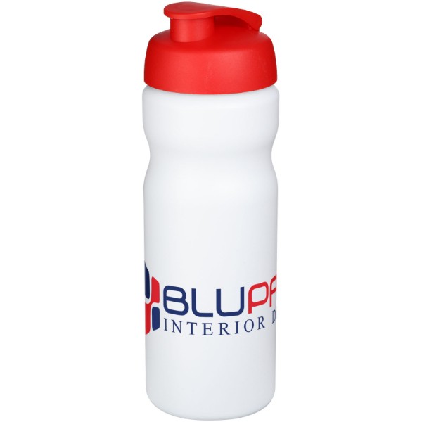 Bouteille de sport Baseline® Plus 650ml - Blanc / Rouge