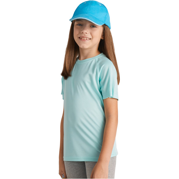 Bahrain short sleeve kids sports t-shirt - Pink Fluor / 4