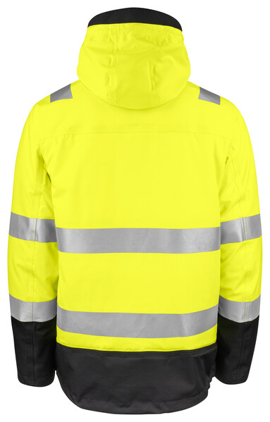 6445 Jacket 3-1 Hi Viz YELLOW/BLACK 4XL