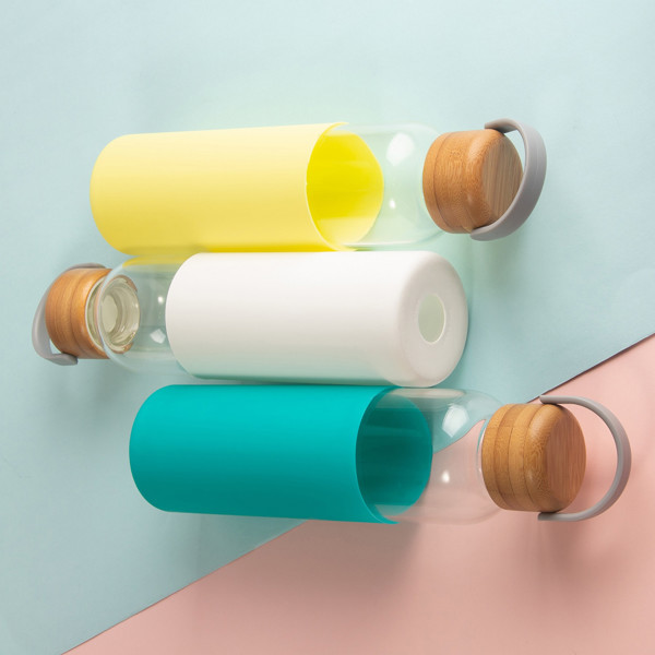 560 ml Refresh glass bottle - White
