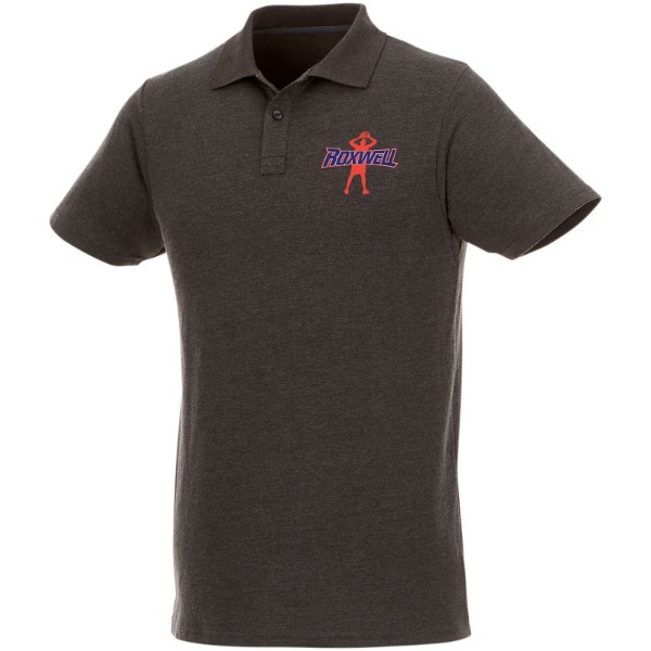 Polo para homem de 180 g/m² Helios - Carvão / XL