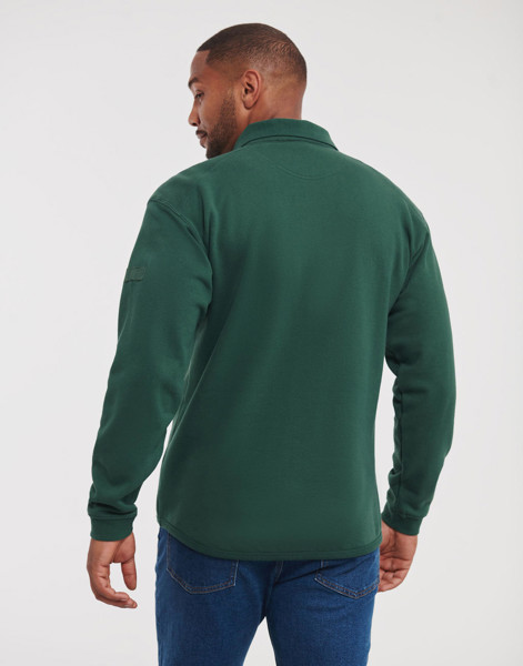Heavy Duty Collar Sweatshirt - Black / 4XL