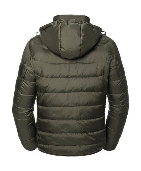Men's Hooded Nano Jacket - Black / 4XL