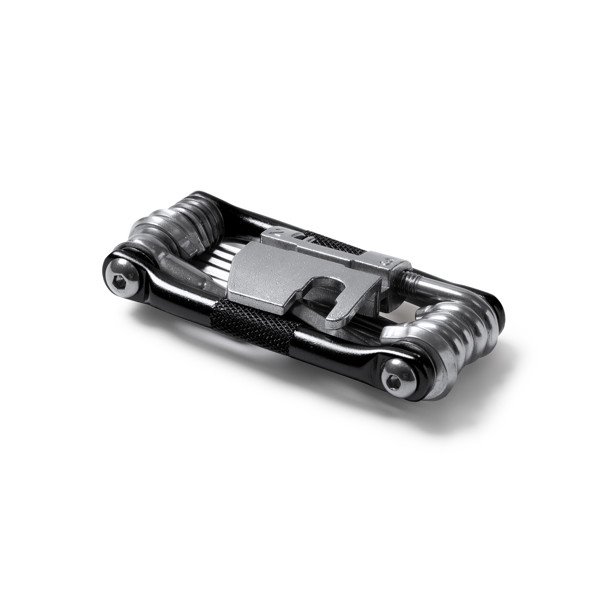 Personalised stainless steel multi-tool with 11 functions