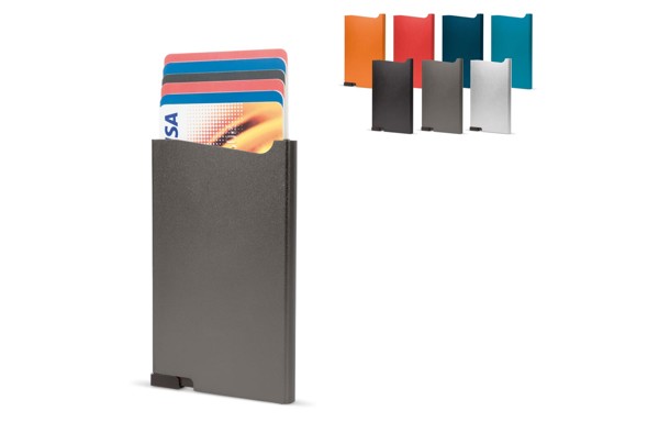 Aluminum card holder - Silver