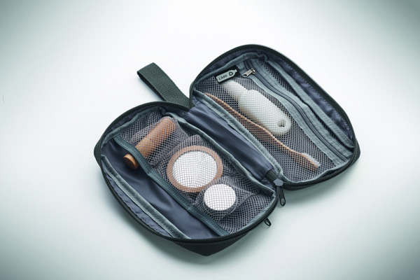 Toiletry bag 600D RPET Vanit - Black