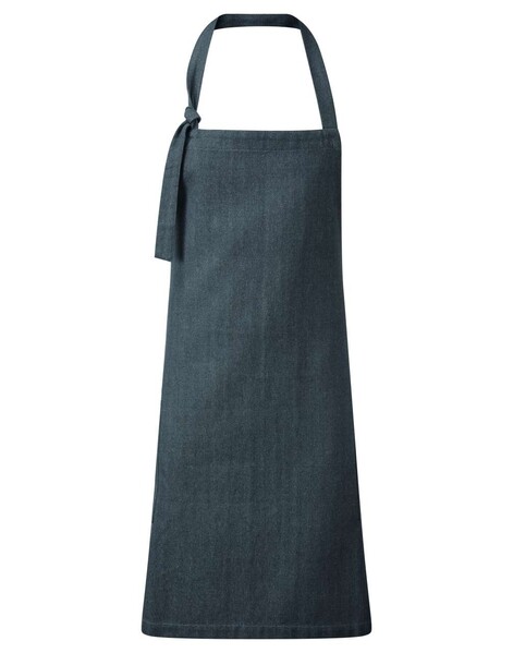 ‘Regenerate’ Sustainable Bib Apron - Grey Denim