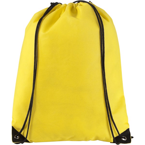 Evergreen non-woven drawstring bag 5L - Yellow