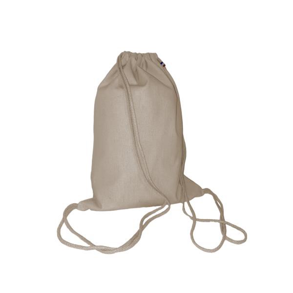 Organic backpack ARTHUR Ecru