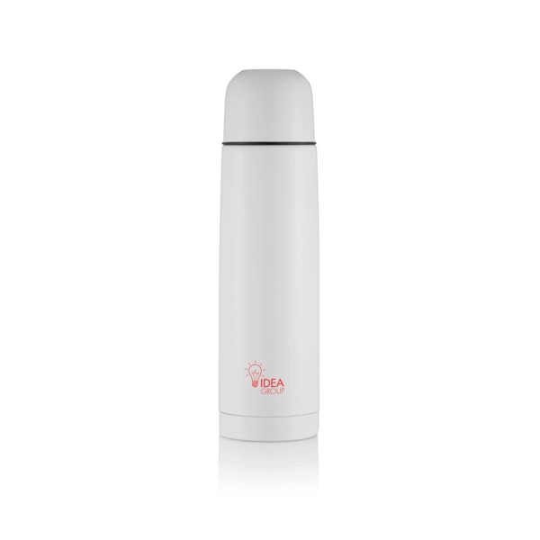 Stainless steel flask - White