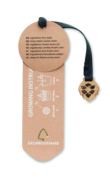 Marcador de páginas pinheiro Growbookmark™