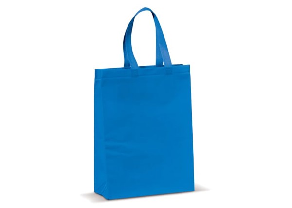 Sac non-tissé laminé moyen 105g/m² - Bleu