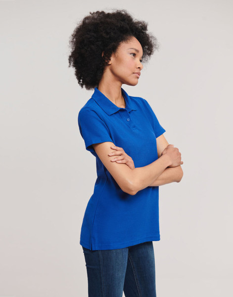 Ladies' Classic Polycotton Polo - White / 2XL
